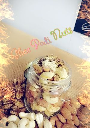 A picture of Ghee Podi Nuts.