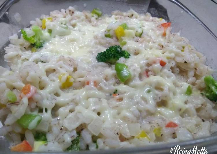 Step-by-Step Guide to Prepare Homemade Risotto with red parboiled rice