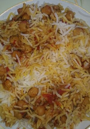 عکسی از دستور بریانی نخود (چولا بریانی)