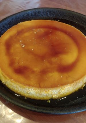 Una foto de Merienda flan
