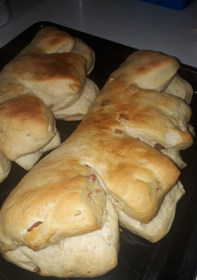 Una foto de Pan casero con chicharrón
