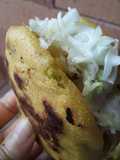 Arepa con doble relleno