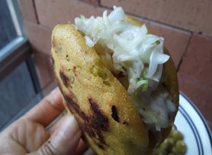 Una foto de Arepa con doble relleno