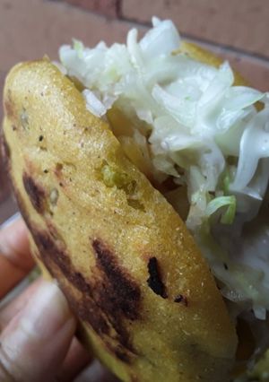 Una foto de Arepa con doble relleno