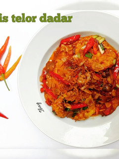 Foto resep Tumis telor dadar