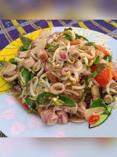 Foto resep Oseng Cumi Asin Tauge Cabe Ijo