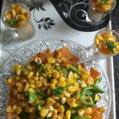 A picture of Nachos corn chat.