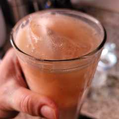 Una foto de Refresco de piña y arroz una receta nicaragüense