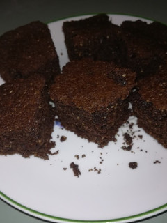 Una foto de Brownie chocolatoso