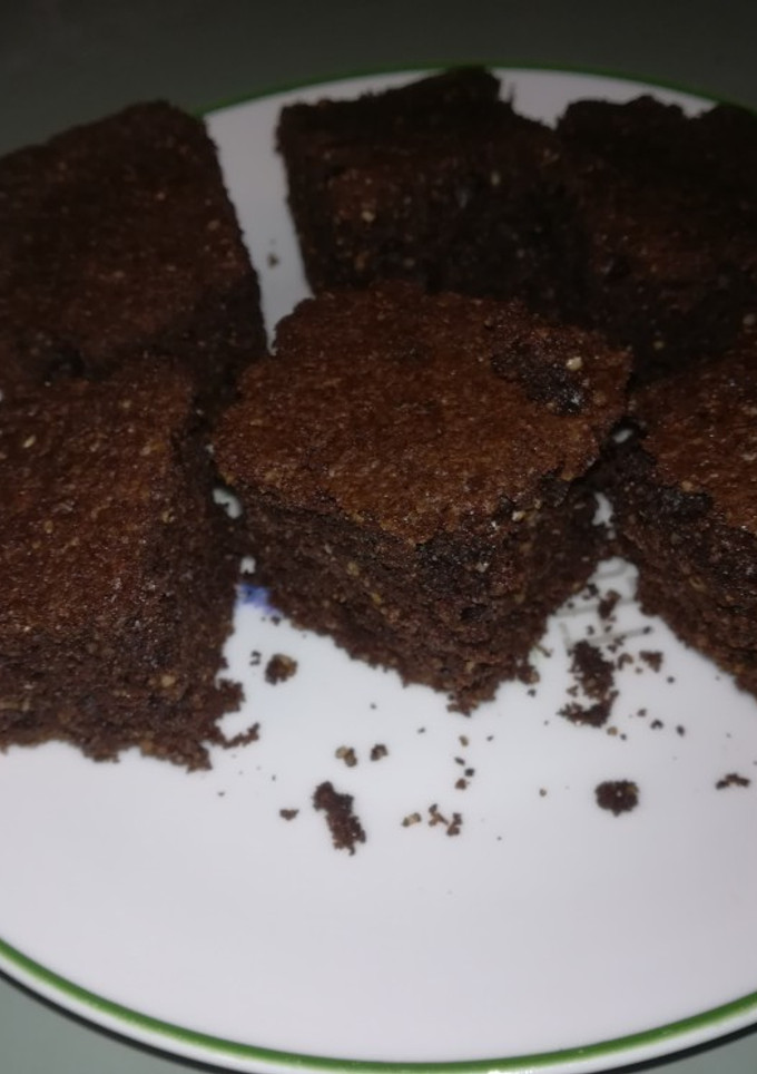 Una foto de Brownie chocolatoso