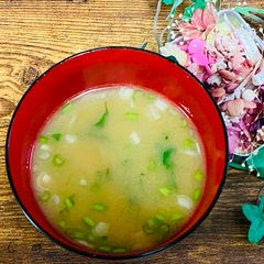 A picture of Shrimp Stock Miso Soup.