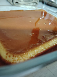Una foto de Flan de huevos casero