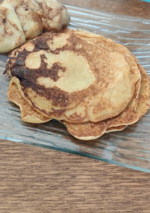 Une photo de Mini pancakes sans gluten et vegan