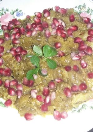 صورة لوصفة بابا غنوج (الباذنجان المشوي😋)
