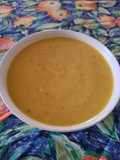 Crema de calabacita naranja