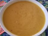 Crema de calabacita naranja