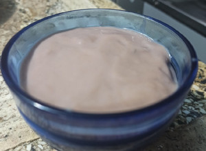 Una foto de Crema de chocolate con leche en polvo