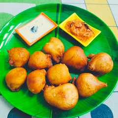 साउथ इंडियन फेमस मैसूर भज्जी (South Indian famous Mysore bajji recipe in Hindi)-レシピのメイン写真