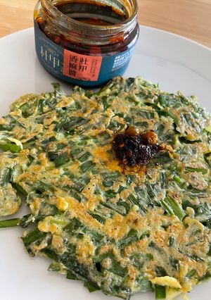 香麻韭菜烙餅 的食譜成品照片