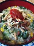 Bubur Sayur Cakalang Suwir