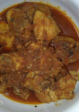 Foto resep Ayam kuah kari tomat pedas