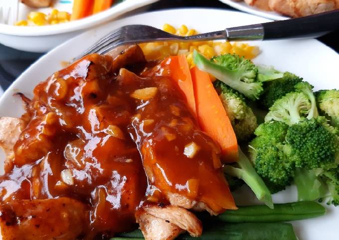 Cara Memasak Ayam saus barbeque Bunda Pasti Bisa