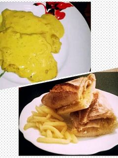 Una foto de Pollo al curry