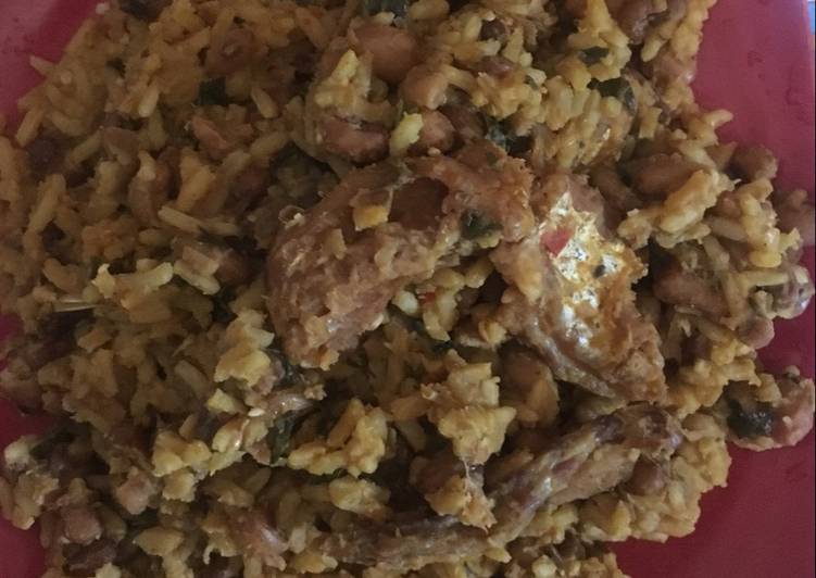 Recipe of Quick Stock fish rice and beans