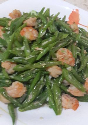 Foto resep Tumis buncis udang