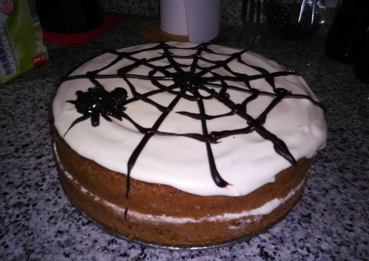 Bizcocho de zanahoria para Halloween