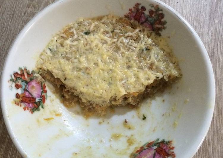 Resep: Kentang daging kukus (MPASI 9m+) yang Gurih