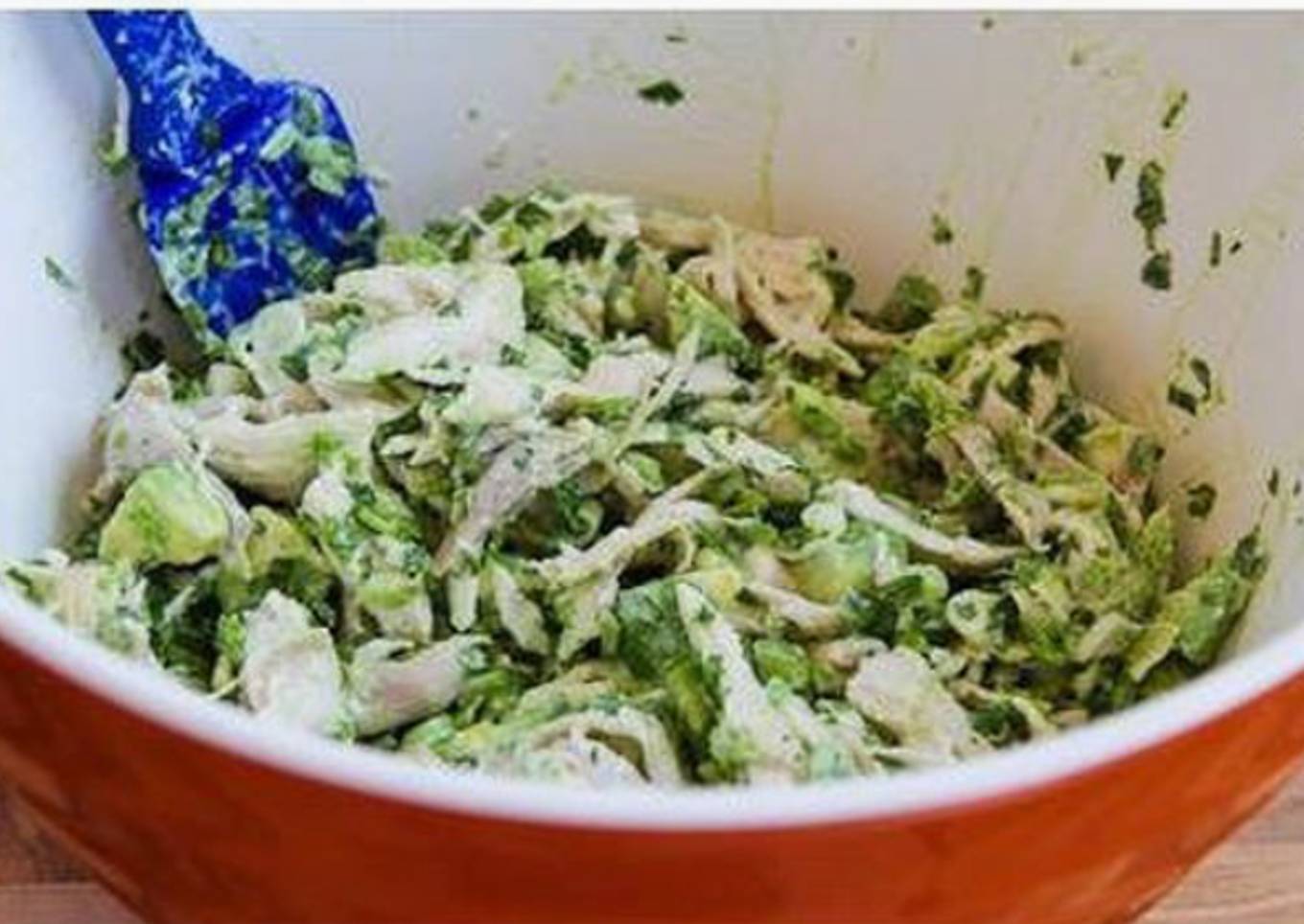 Ensalada de pollo con aguacate #healthy #rápido