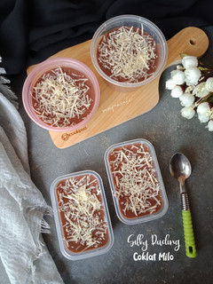 Foto resep Silky puding coklat milo