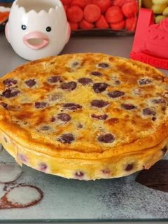 Une photo de Gâteau fromage blanc et framboises. 🤤😋