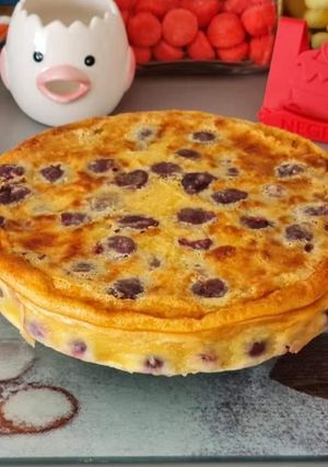 Une photo de Gâteau fromage blanc et framboises. 🤤😋