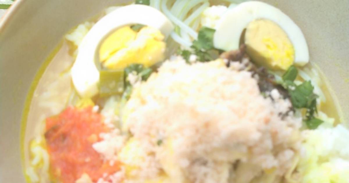 Resep Soto ayam lamongan oleh Bu e Thole - Cookpad