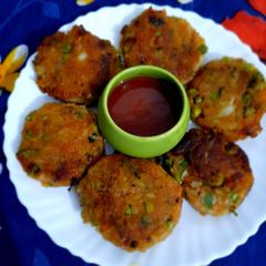 A picture of Sweet Potato Tikki.