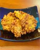 Indonesian deep fried corn fritters