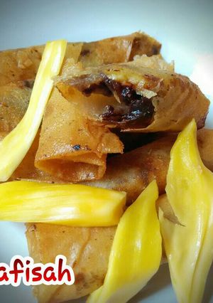 Foto resep nangka & pisang aroma coklat keju 
