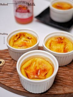 Foto resep Pudding Susu Panggang / Baked Milk Custard