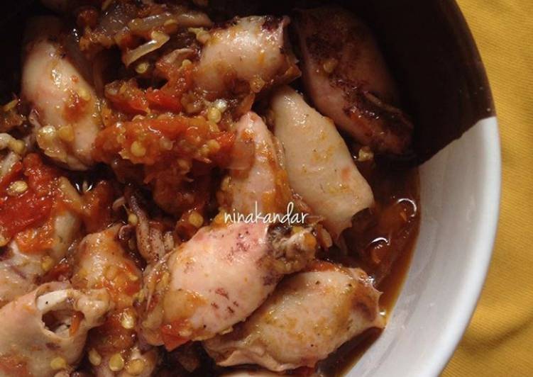 Rahasia Memasak Cumi Asin Sambal Mercon Yang Enak