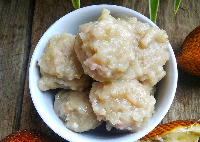 Resep Bakso Ayam Buah Salak Homemade, Enak