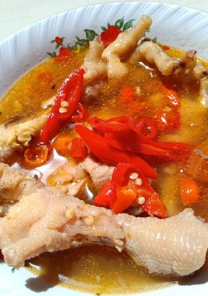 Foto resep Ceker Ayam Kuah Asam Pedas JONTOR