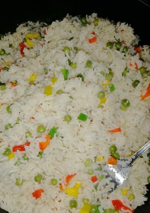 A picture of Fried vegetable Rice.