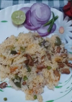 मैक्सिकन राइस रेसिपी मुख्य फोटो