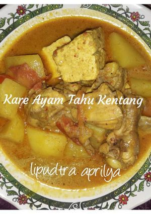 Foto resep Kare Ayam Tahu Kentang
