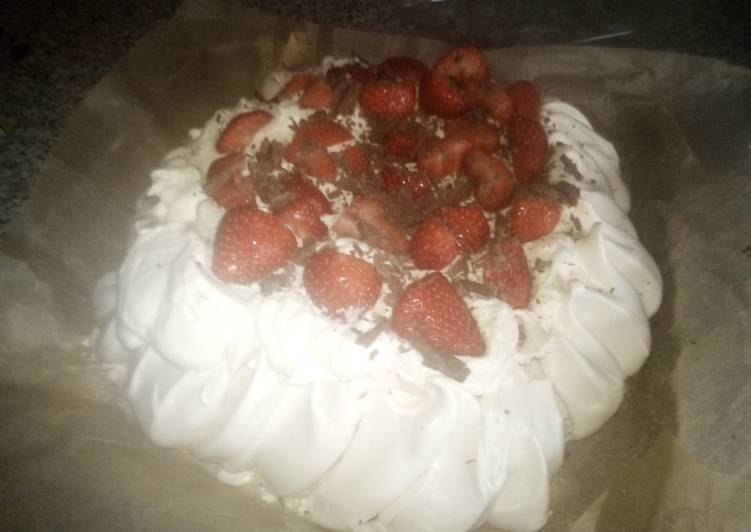 Recipe of Any-night-of-the-week Strawberry Pavlova