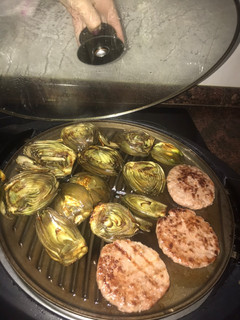 Una foto de Asado de verduras y carne