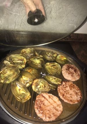 Una foto de Asado de verduras y carne
