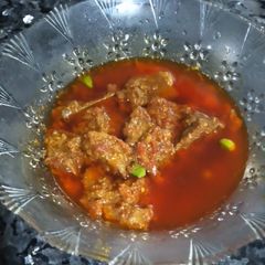 A picture of Mutton koyla karhai.